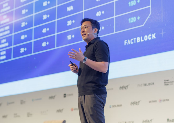 Seonik Jeon, grundare av Korean Blockchain Week och VD för Factblock.