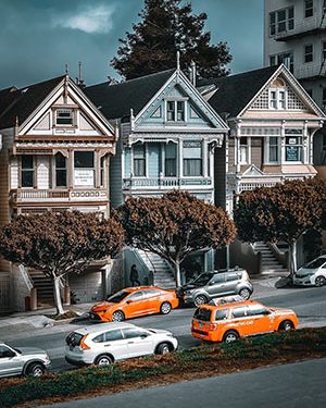 The 'Painted Ladies' in San Francisco